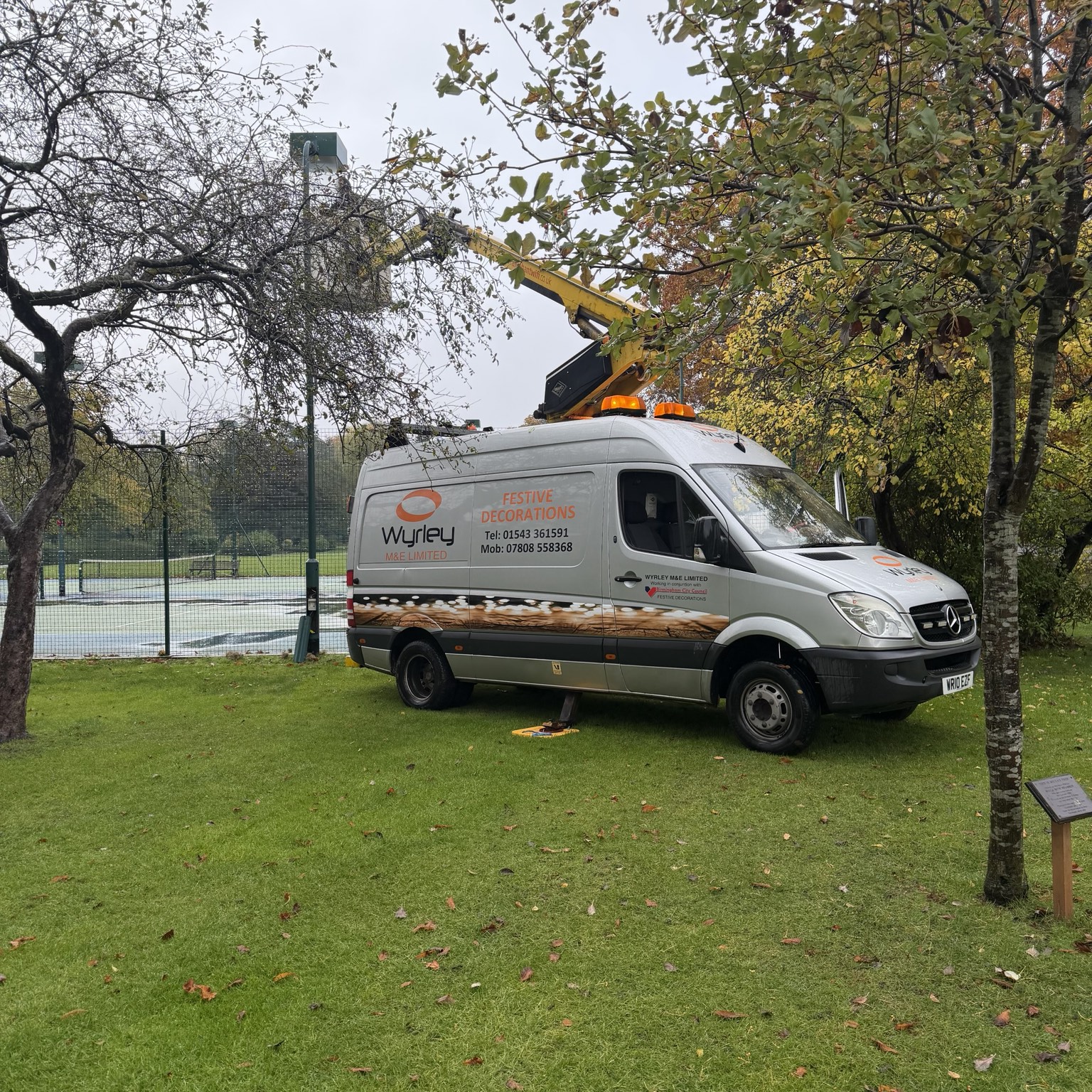 Wyrley M&E access platform at work
