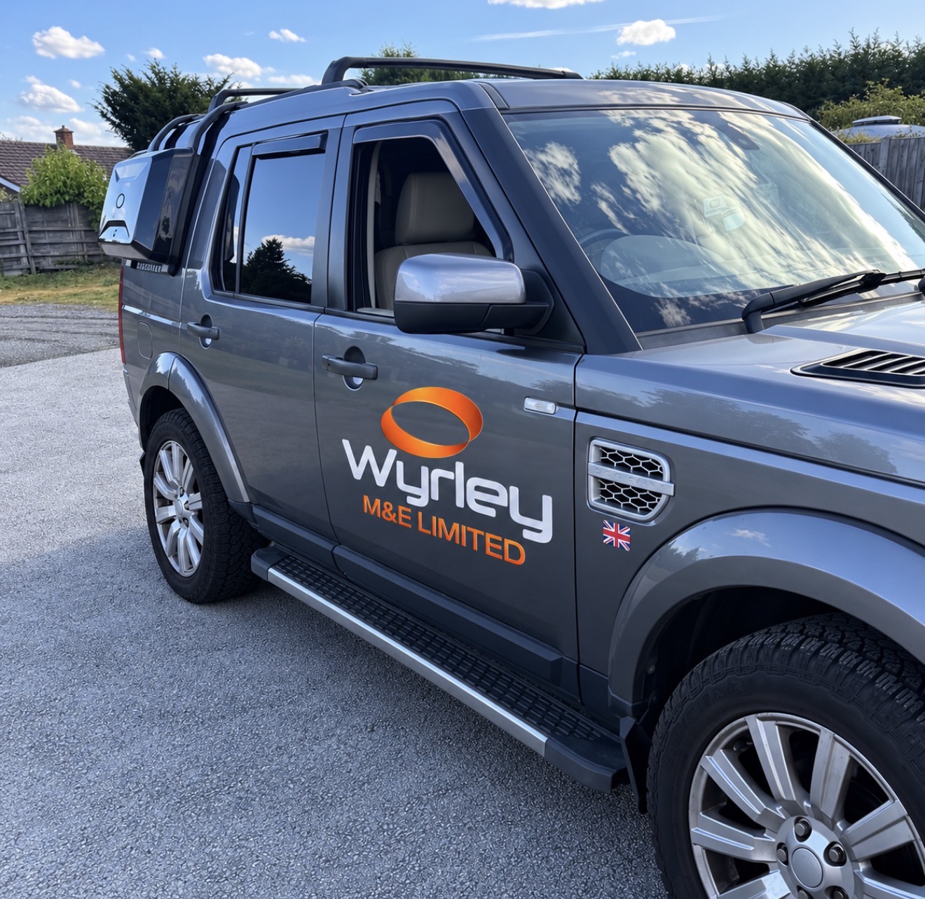 Wyrley branded four wheel drive vehicle